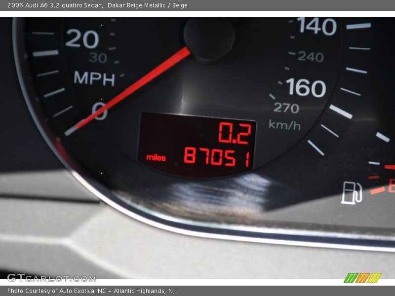 Dakar Beige Metallic / Beige 2006 Audi A6 3.2 quattro Sedan