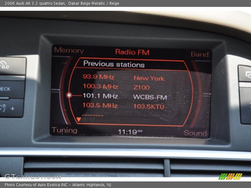 Dakar Beige Metallic / Beige 2006 Audi A6 3.2 quattro Sedan