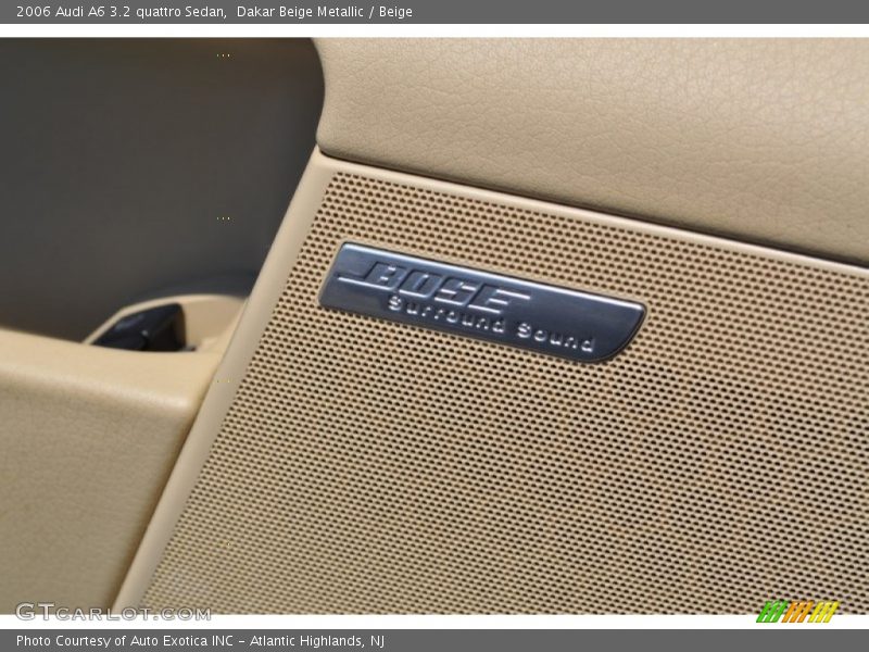 Dakar Beige Metallic / Beige 2006 Audi A6 3.2 quattro Sedan