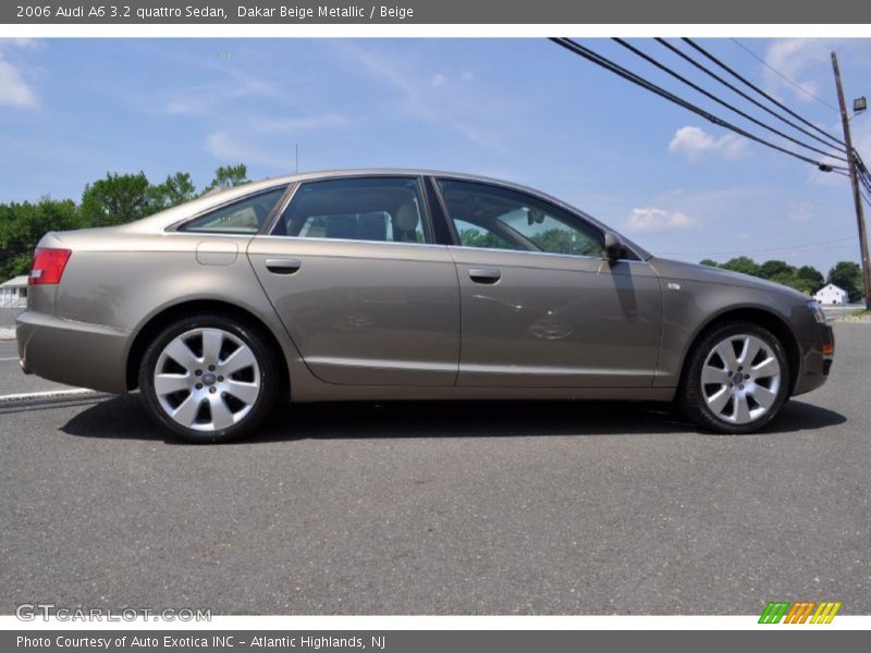 Dakar Beige Metallic / Beige 2006 Audi A6 3.2 quattro Sedan