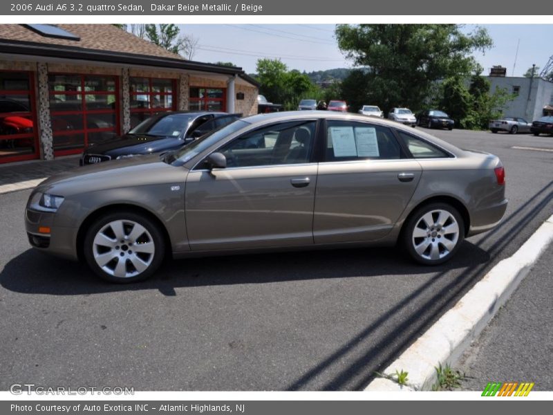 Dakar Beige Metallic / Beige 2006 Audi A6 3.2 quattro Sedan