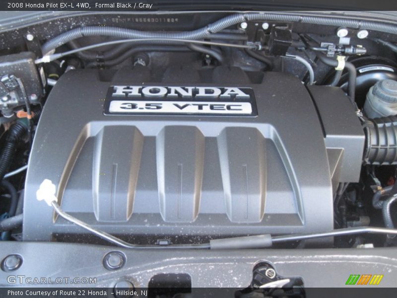 Formal Black / Gray 2008 Honda Pilot EX-L 4WD