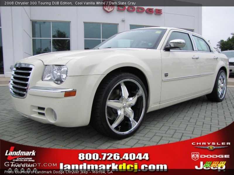 Cool Vanilla White / Dark Slate Gray 2008 Chrysler 300 Touring DUB Edition