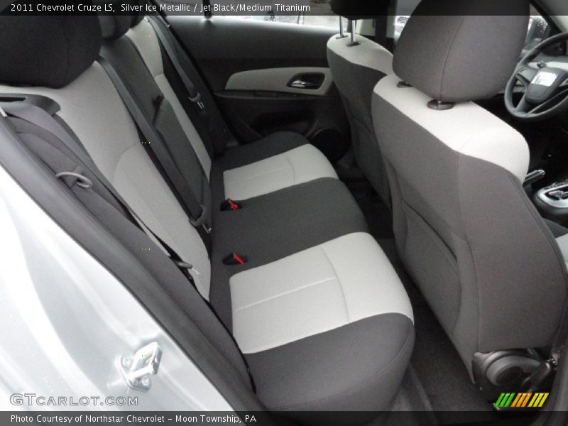 Silver Ice Metallic / Jet Black/Medium Titanium 2011 Chevrolet Cruze LS