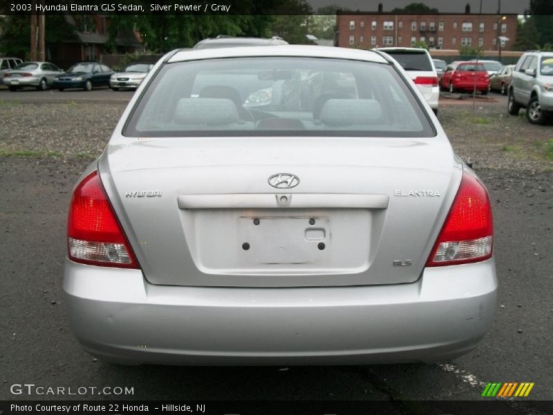 Silver Pewter / Gray 2003 Hyundai Elantra GLS Sedan