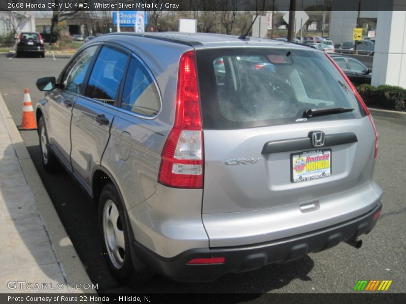 Whistler Silver Metallic / Gray 2008 Honda CR-V LX 4WD