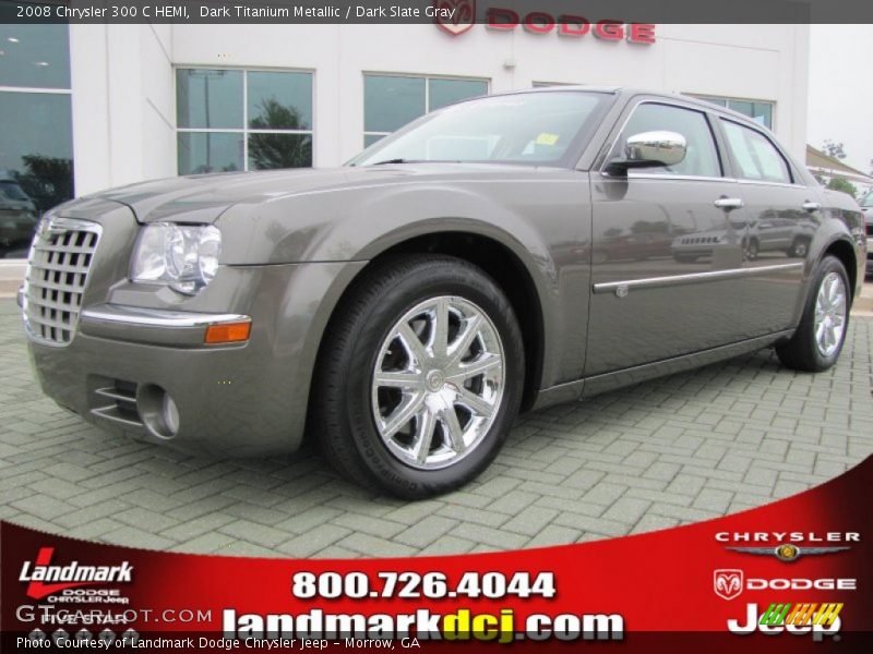 Dark Titanium Metallic / Dark Slate Gray 2008 Chrysler 300 C HEMI