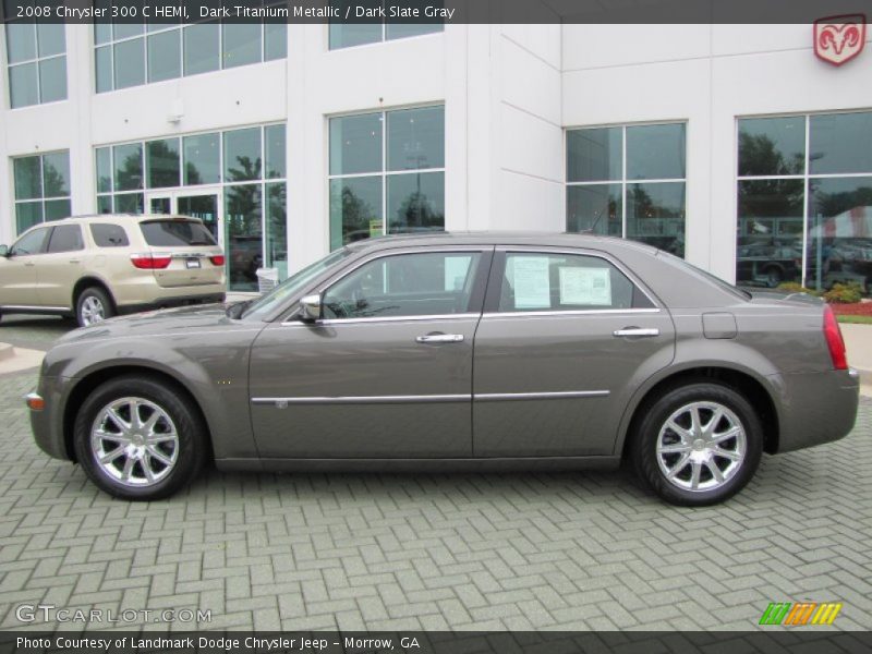Dark Titanium Metallic / Dark Slate Gray 2008 Chrysler 300 C HEMI