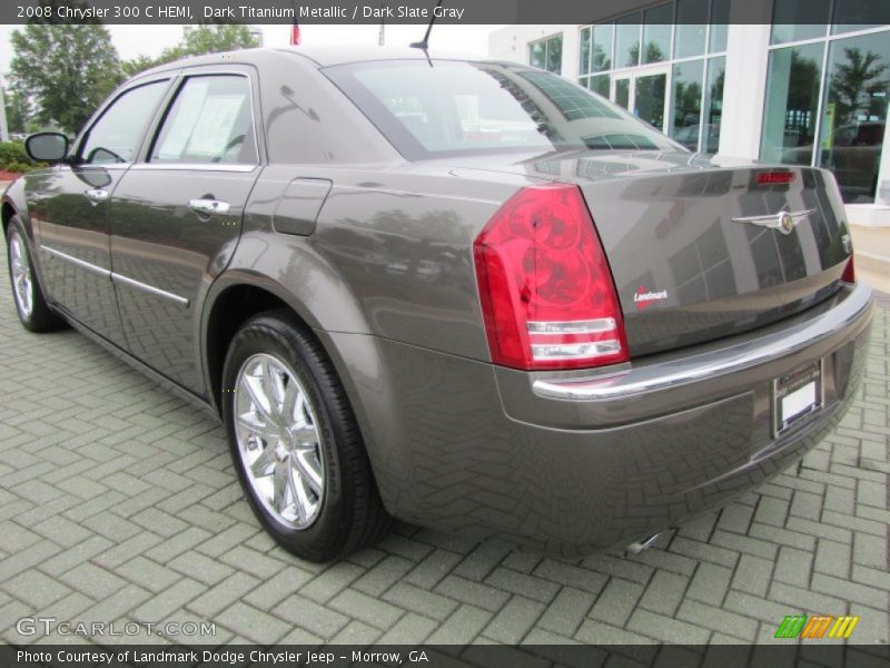 Dark Titanium Metallic / Dark Slate Gray 2008 Chrysler 300 C HEMI