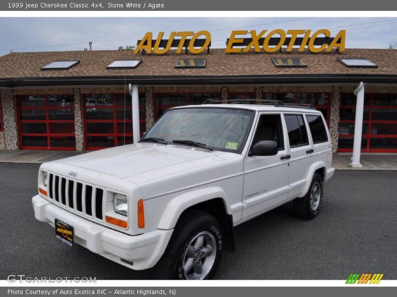 Stone White / Agate 1999 Jeep Cherokee Classic 4x4