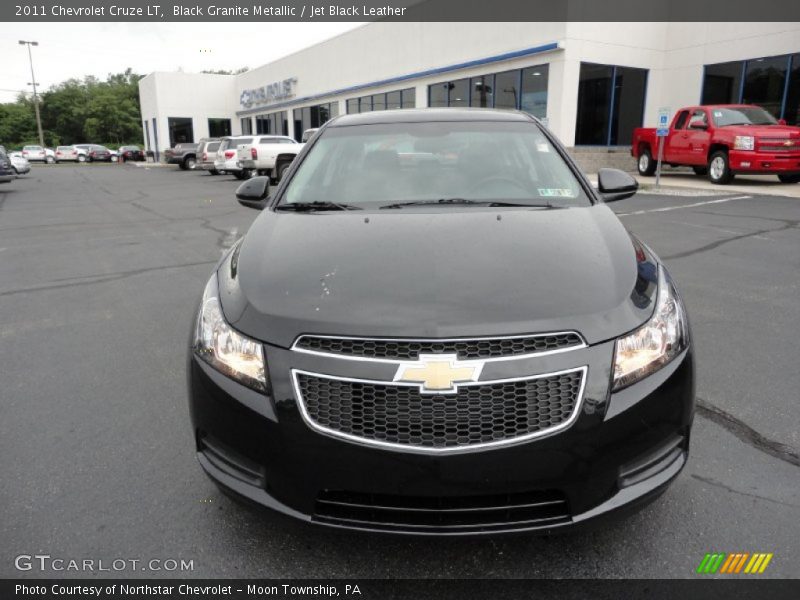 Black Granite Metallic / Jet Black Leather 2011 Chevrolet Cruze LT