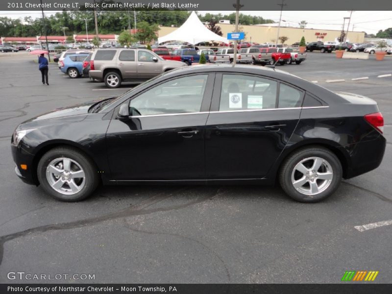 Black Granite Metallic / Jet Black Leather 2011 Chevrolet Cruze LT