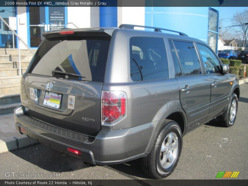 Nimbus Gray Metallic / Gray 2008 Honda Pilot EX 4WD