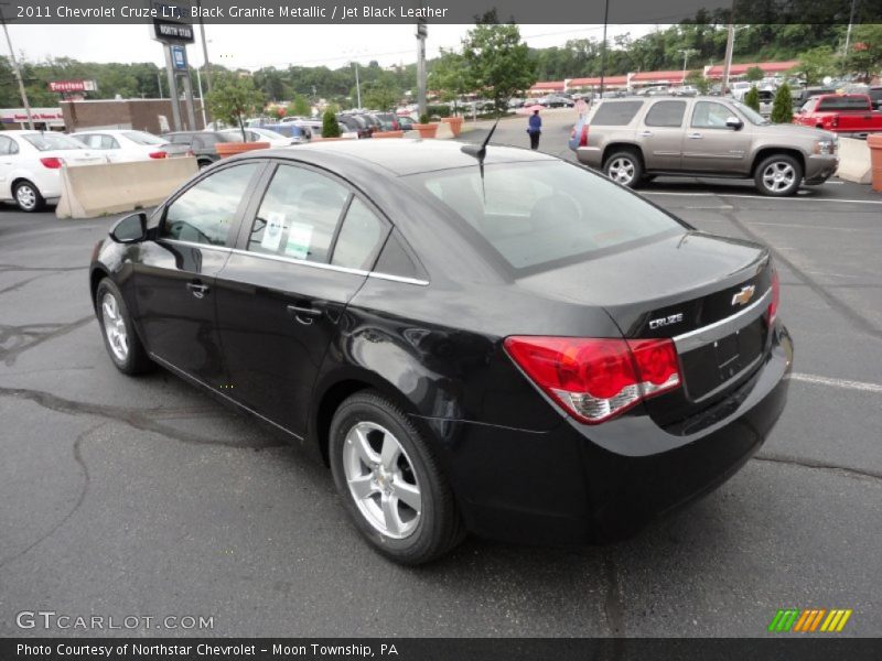 Black Granite Metallic / Jet Black Leather 2011 Chevrolet Cruze LT