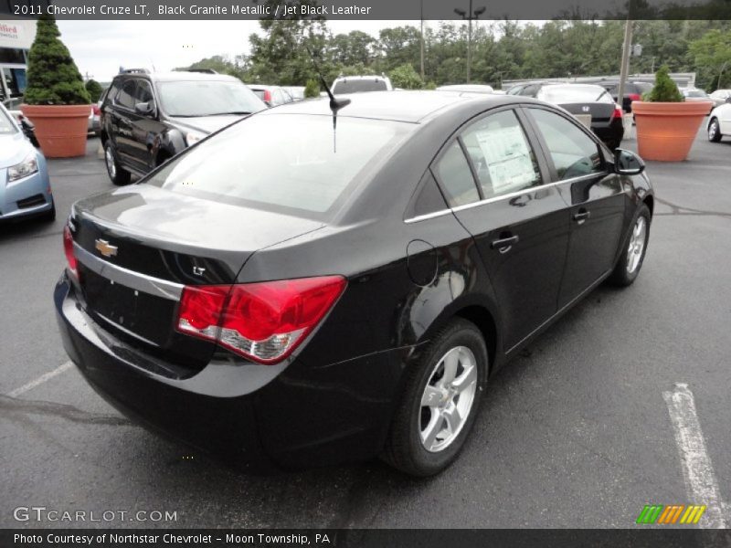 Black Granite Metallic / Jet Black Leather 2011 Chevrolet Cruze LT