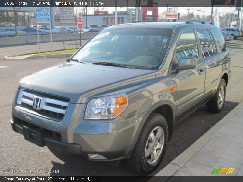 Nimbus Gray Metallic / Gray 2008 Honda Pilot EX 4WD