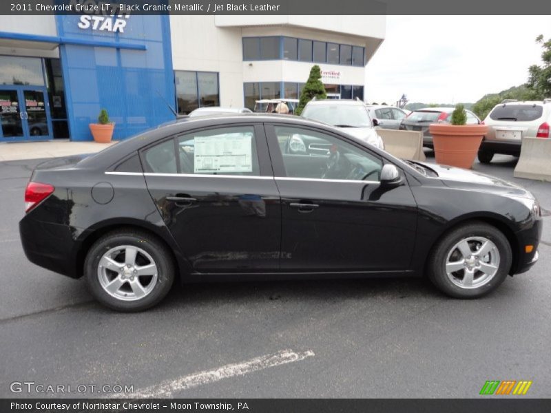 Black Granite Metallic / Jet Black Leather 2011 Chevrolet Cruze LT