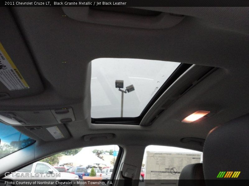 Black Granite Metallic / Jet Black Leather 2011 Chevrolet Cruze LT