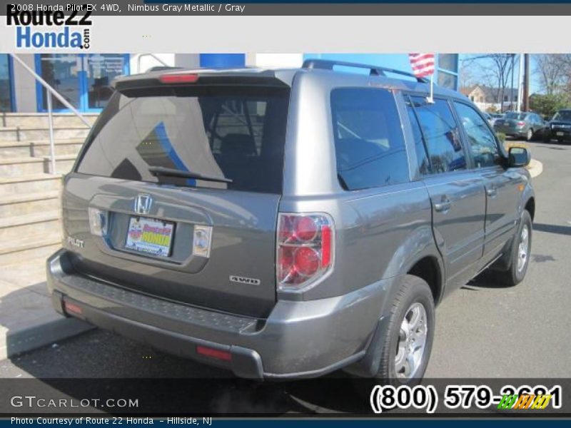 Nimbus Gray Metallic / Gray 2008 Honda Pilot EX 4WD