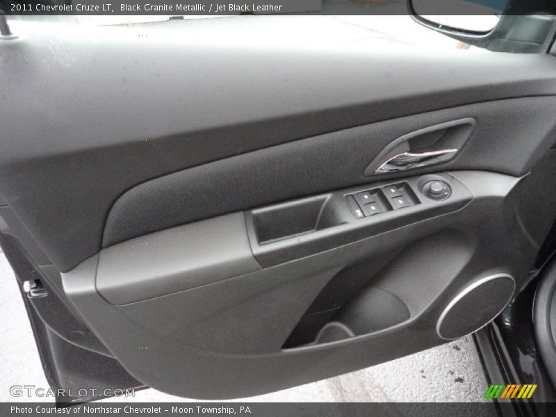 Black Granite Metallic / Jet Black Leather 2011 Chevrolet Cruze LT