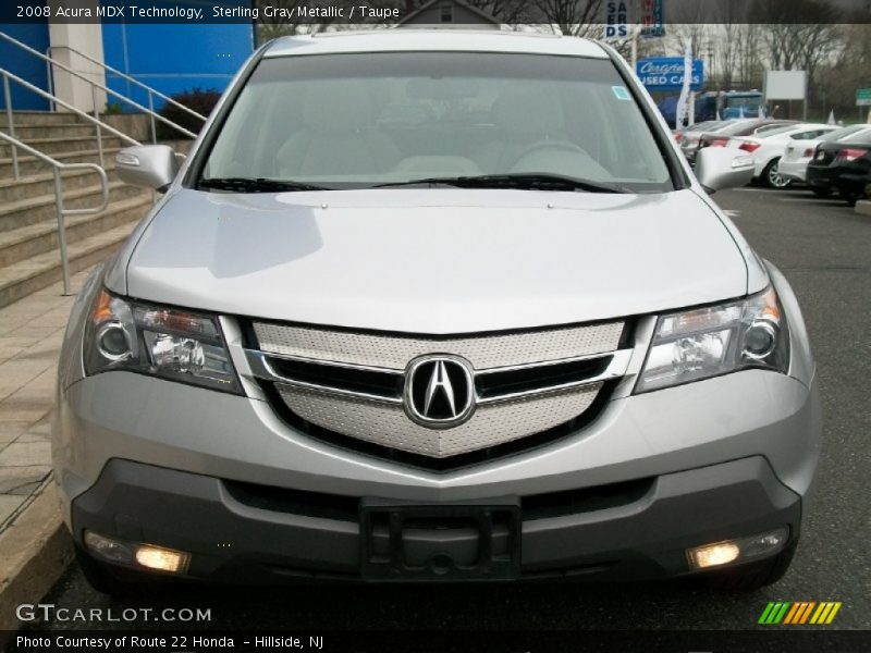 Sterling Gray Metallic / Taupe 2008 Acura MDX Technology