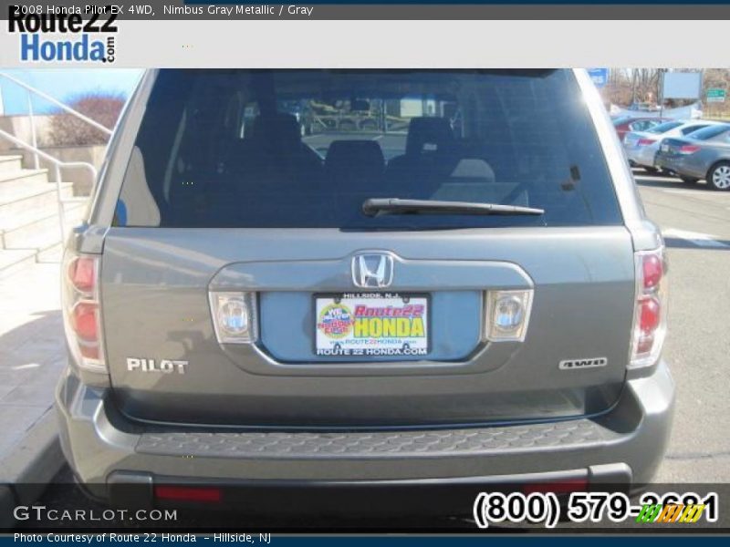 Nimbus Gray Metallic / Gray 2008 Honda Pilot EX 4WD