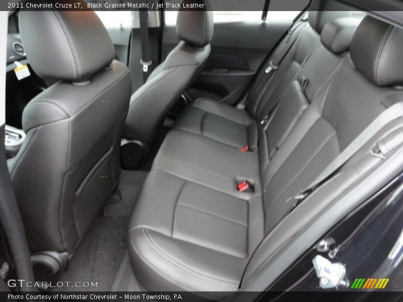 Black Granite Metallic / Jet Black Leather 2011 Chevrolet Cruze LT