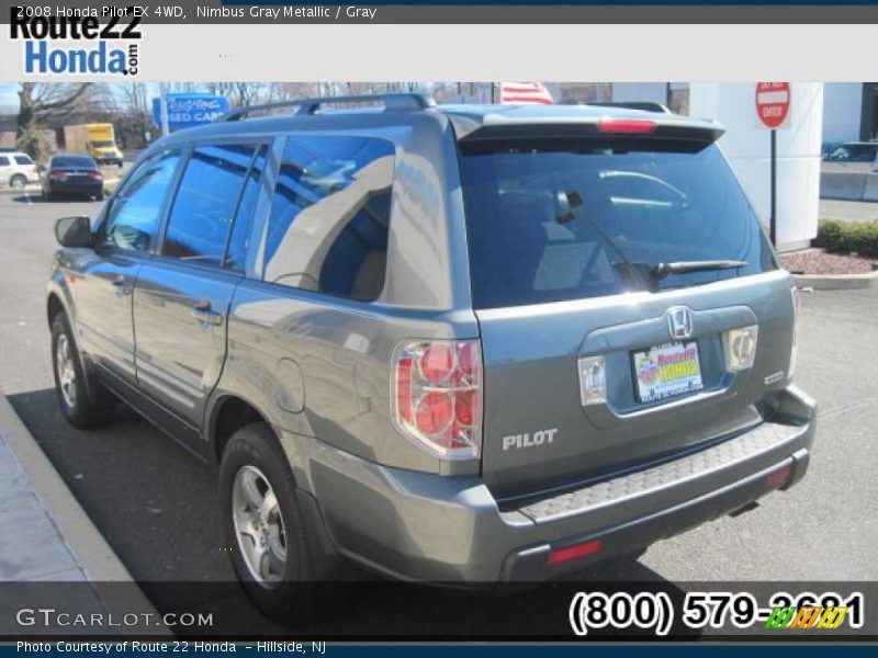 Nimbus Gray Metallic / Gray 2008 Honda Pilot EX 4WD
