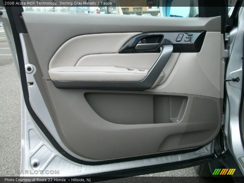 Sterling Gray Metallic / Taupe 2008 Acura MDX Technology