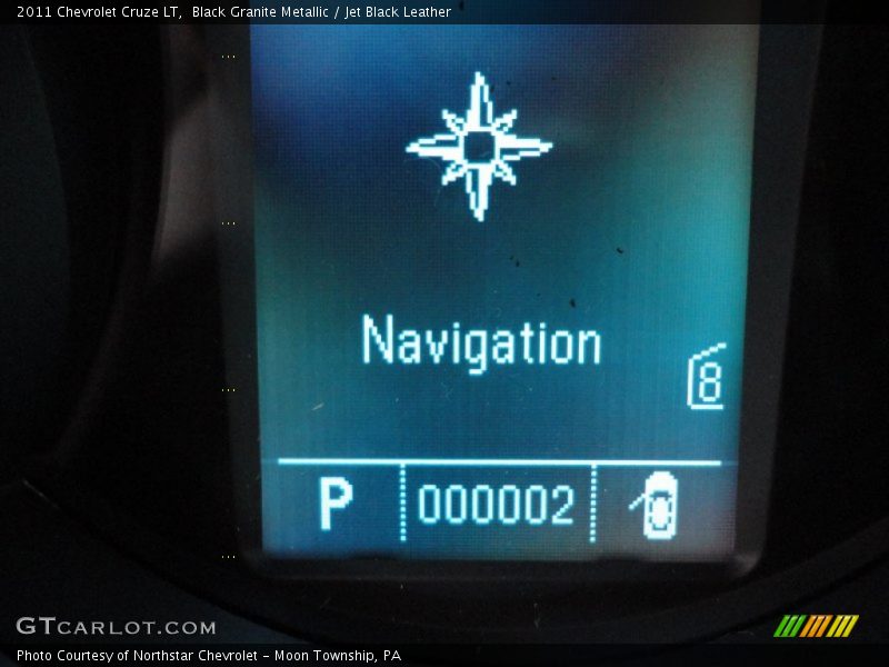 Black Granite Metallic / Jet Black Leather 2011 Chevrolet Cruze LT