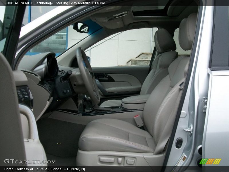 Sterling Gray Metallic / Taupe 2008 Acura MDX Technology