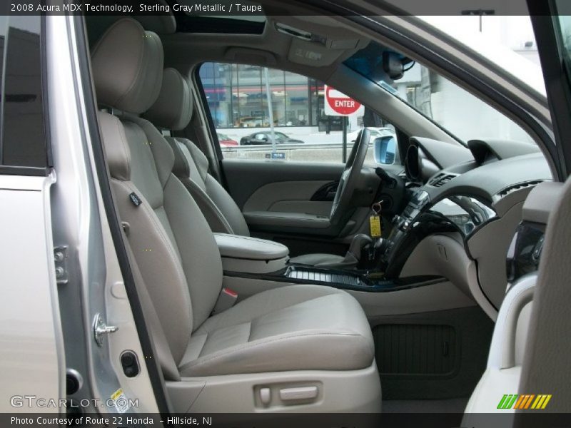 Sterling Gray Metallic / Taupe 2008 Acura MDX Technology
