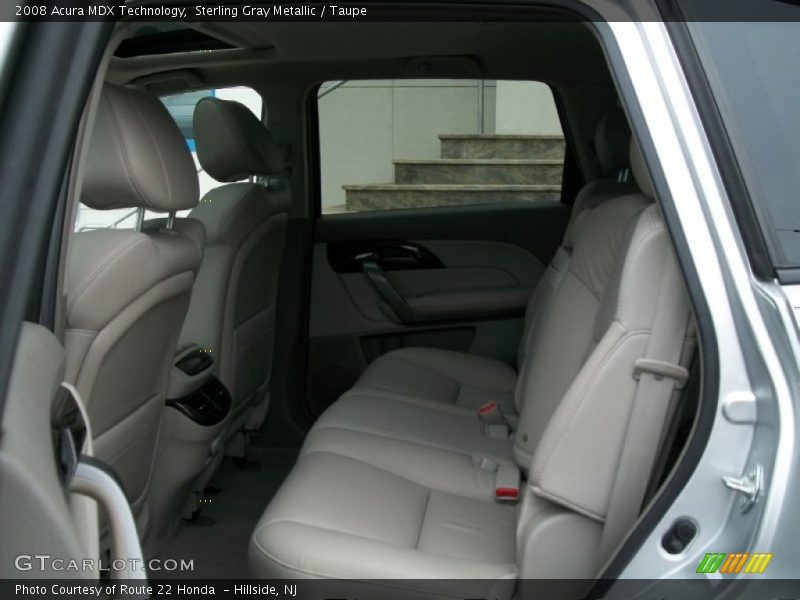 Sterling Gray Metallic / Taupe 2008 Acura MDX Technology