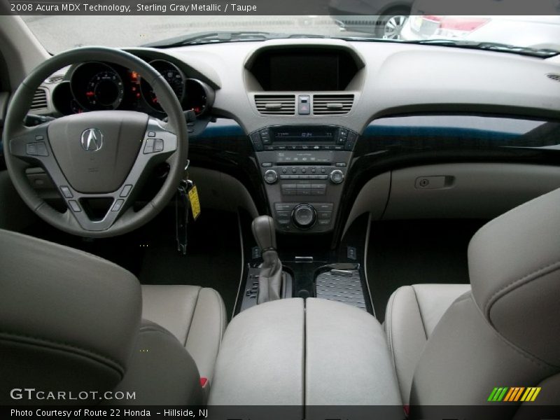 Sterling Gray Metallic / Taupe 2008 Acura MDX Technology