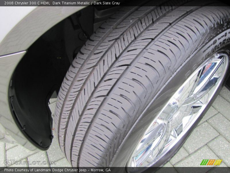 Dark Titanium Metallic / Dark Slate Gray 2008 Chrysler 300 C HEMI