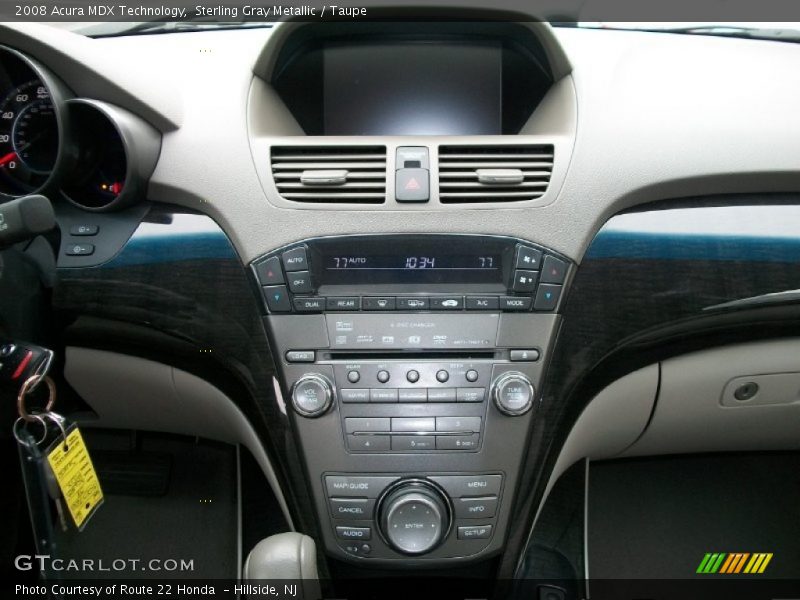 Sterling Gray Metallic / Taupe 2008 Acura MDX Technology