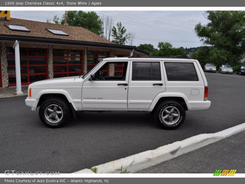 Stone White / Agate 1999 Jeep Cherokee Classic 4x4
