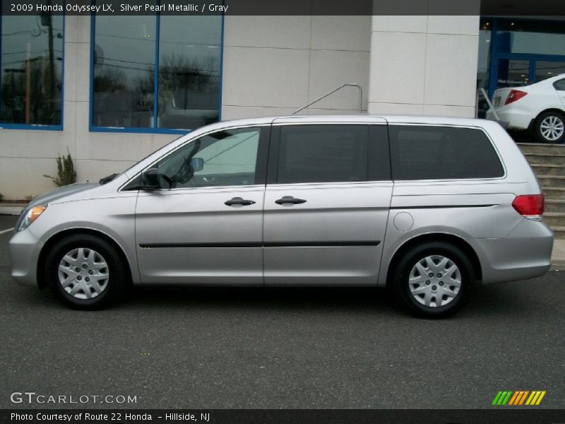 Silver Pearl Metallic / Gray 2009 Honda Odyssey LX