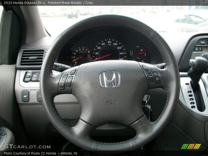 Polished Metal Metallic / Gray 2010 Honda Odyssey EX-L