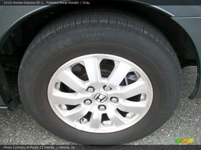 Polished Metal Metallic / Gray 2010 Honda Odyssey EX-L