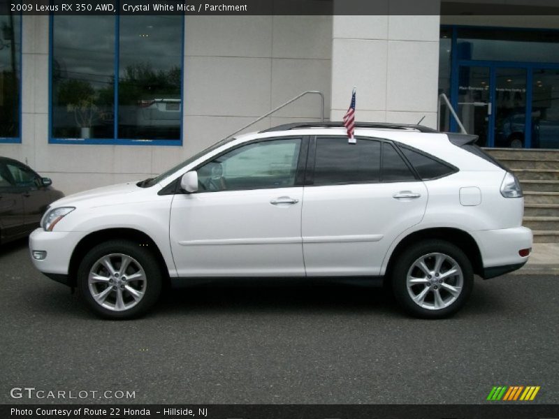 Crystal White Mica / Parchment 2009 Lexus RX 350 AWD