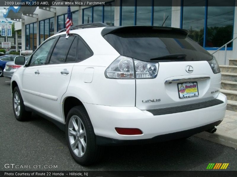 Crystal White Mica / Parchment 2009 Lexus RX 350 AWD