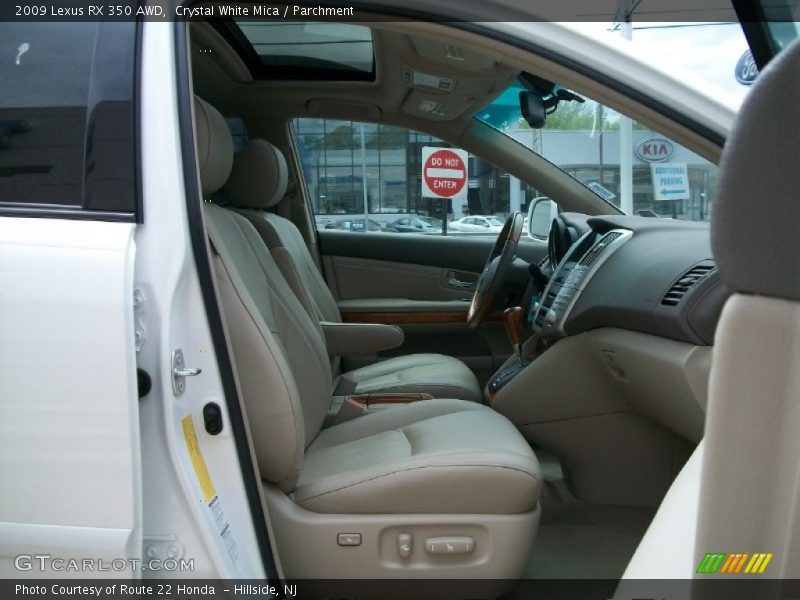 Crystal White Mica / Parchment 2009 Lexus RX 350 AWD
