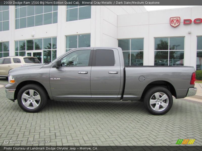 Mineral Gray Metallic / Dark Slate/Medium Graystone 2009 Dodge Ram 1500 Big Horn Edition Quad Cab