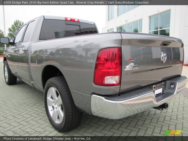 Mineral Gray Metallic / Dark Slate/Medium Graystone 2009 Dodge Ram 1500 Big Horn Edition Quad Cab