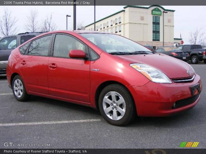 Barcelona Red Metallic / Gray 2006 Toyota Prius Hybrid