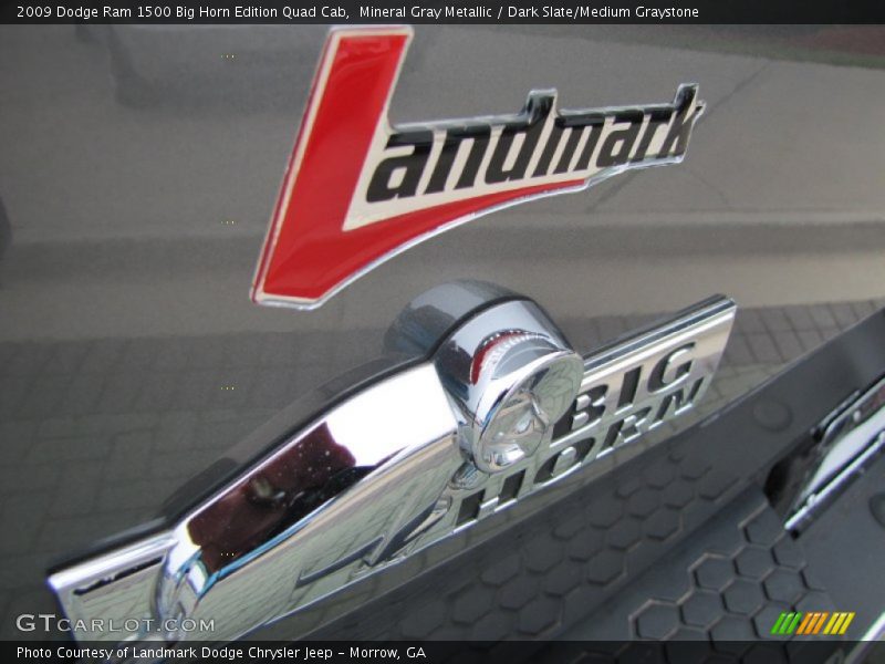 Mineral Gray Metallic / Dark Slate/Medium Graystone 2009 Dodge Ram 1500 Big Horn Edition Quad Cab