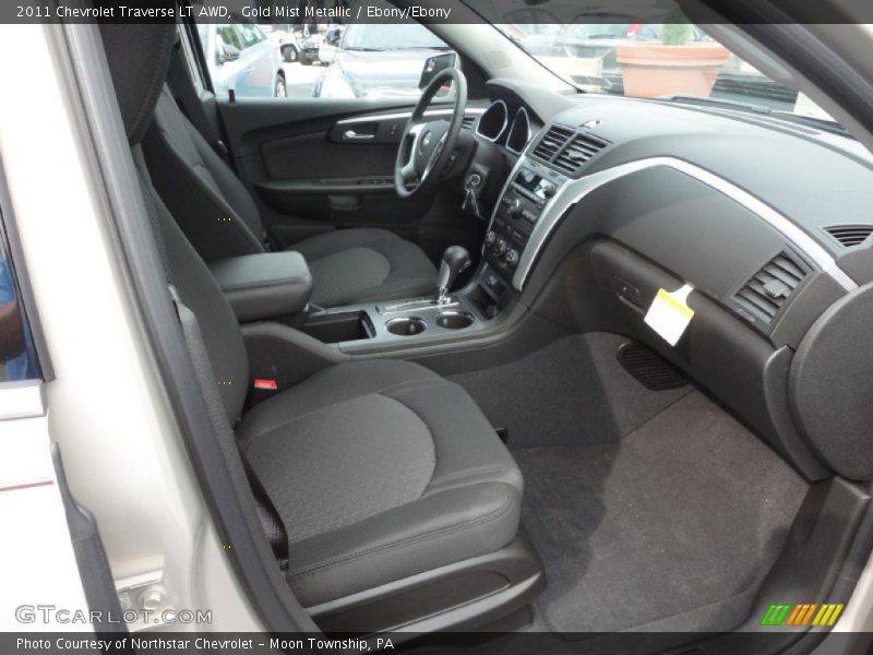 Gold Mist Metallic / Ebony/Ebony 2011 Chevrolet Traverse LT AWD