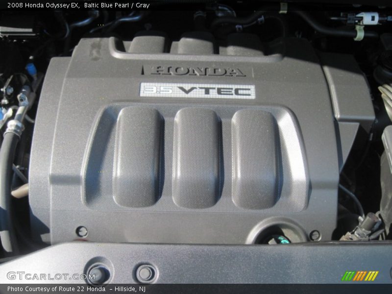 Baltic Blue Pearl / Gray 2008 Honda Odyssey EX