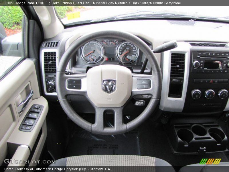 Mineral Gray Metallic / Dark Slate/Medium Graystone 2009 Dodge Ram 1500 Big Horn Edition Quad Cab